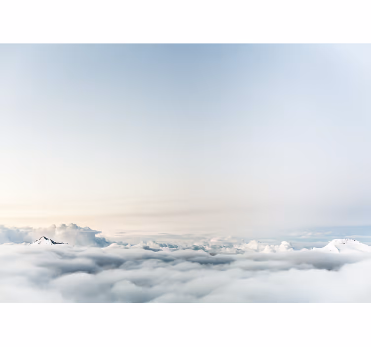 White blind with beautiful sky and sea view - TenStickers