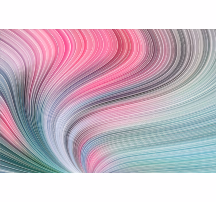 Living room blind with multicolor artistic stripes - TenStickers
