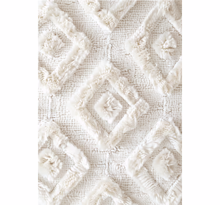 White blind with diamond pattern design - TenStickers