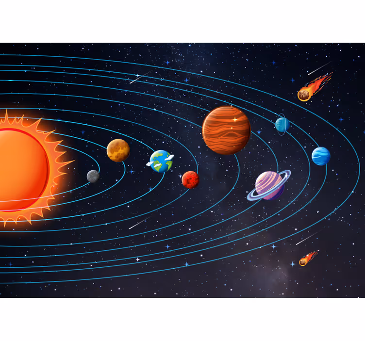 Black blind space animation for kids - TenStickers