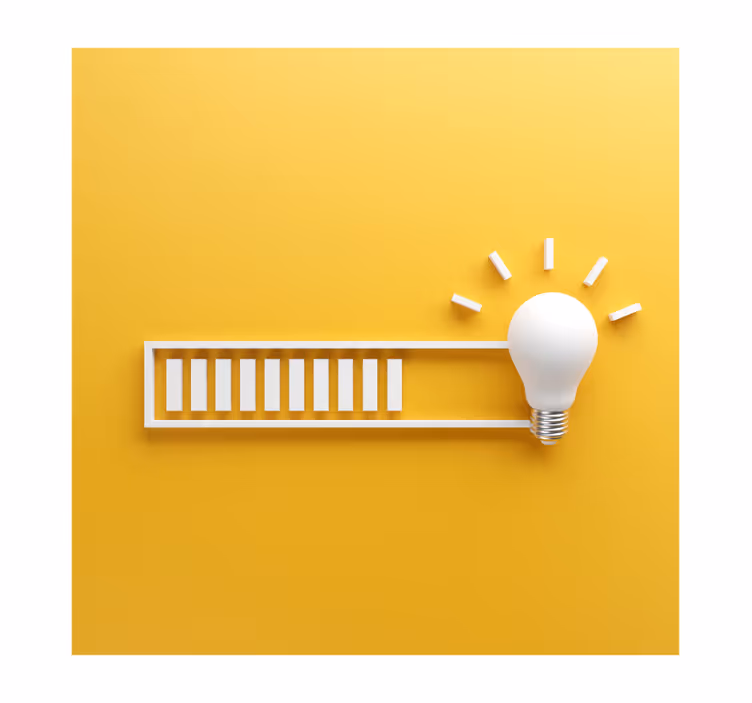 Yellow blind for a bright new idea - TenStickers