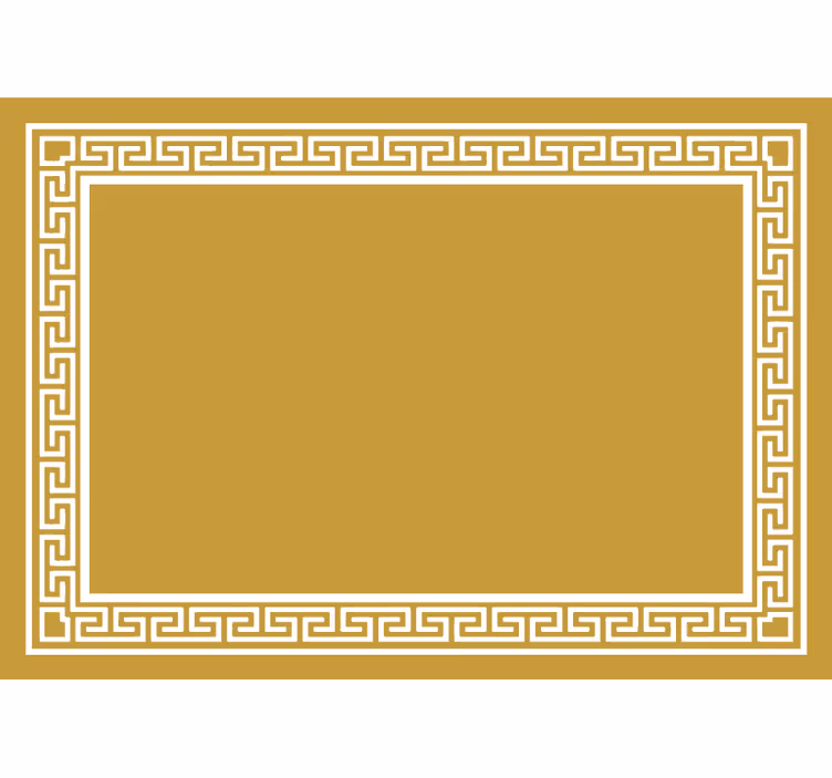 Yellow blind with greek design - TenStickers