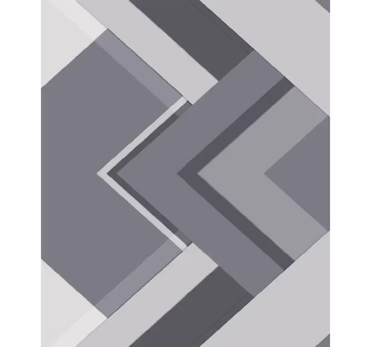 Grey blind in geometric grey design - TenStickers