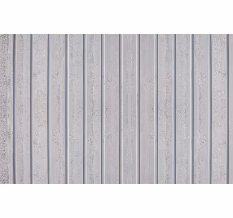 Grey blind with white wooden slats - TenStickers