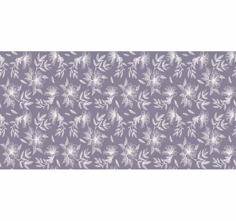 Purple blind lilac floral design - TenStickers