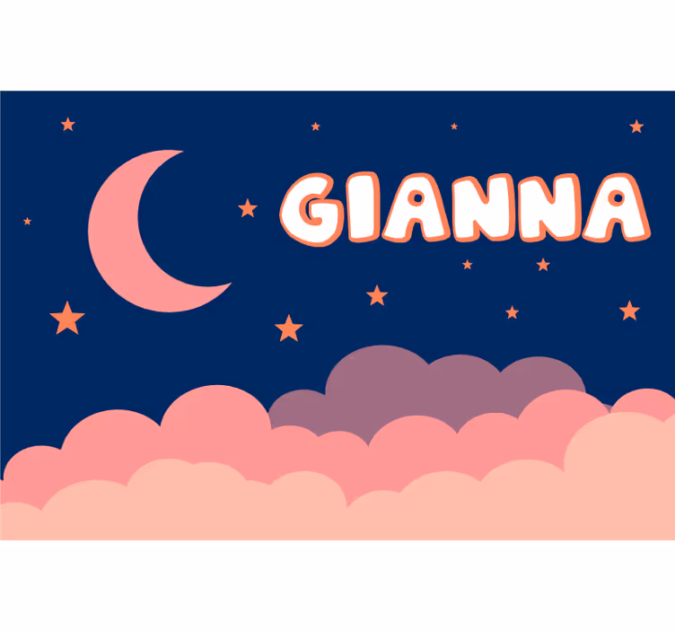 Purple blind customizable for moon and sky - TenStickers