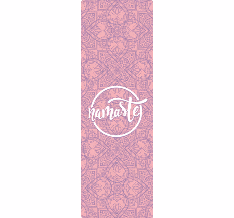 Purple blind for peaceful yoga practice - TenStickers