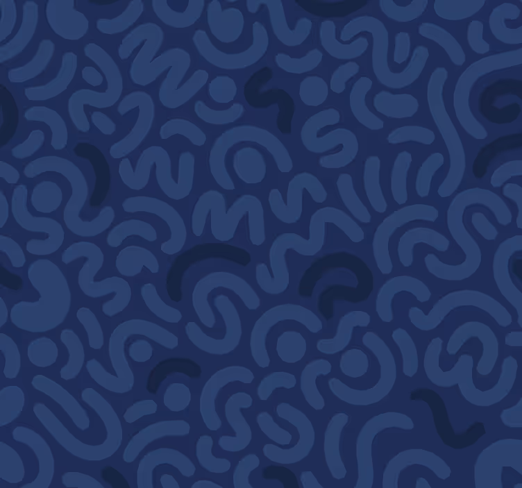 Blue blind in abstract navy blue design - TenStickers