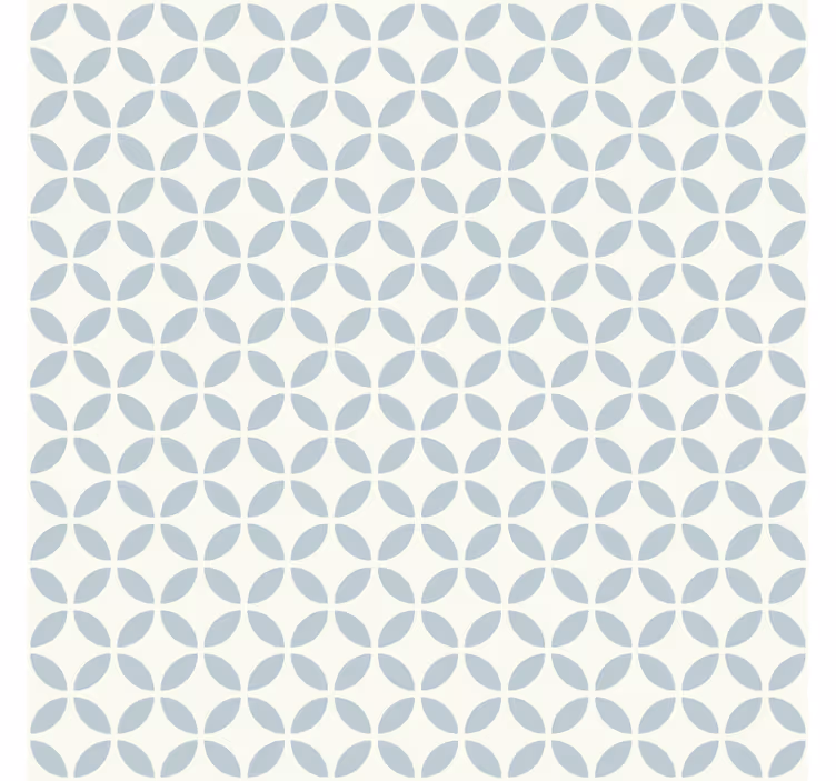 Blue blind with circular patterned design - TenStickers