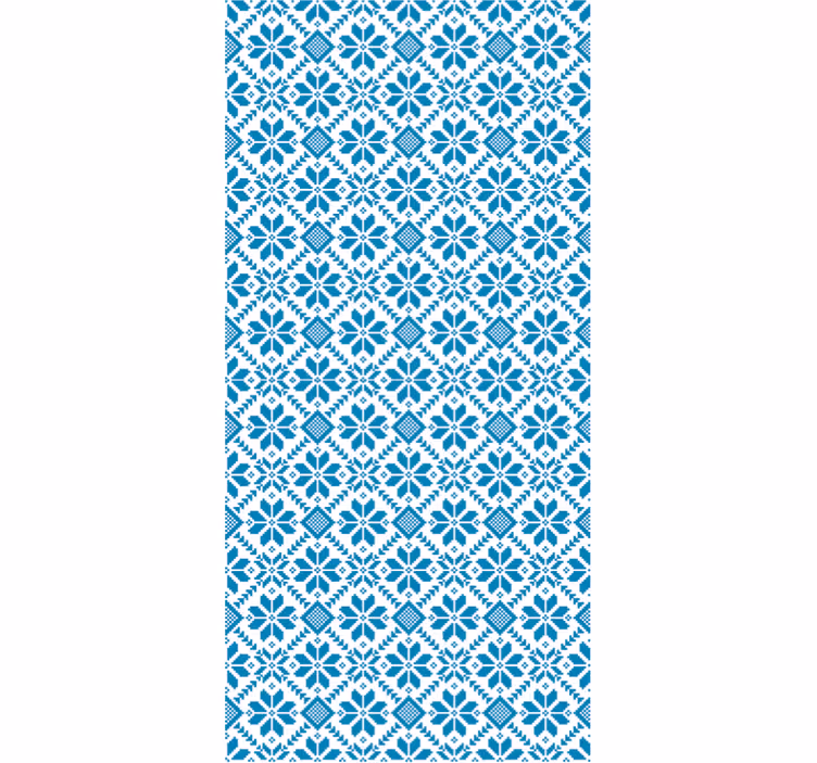 Blue blind with blue tile design - TenStickers