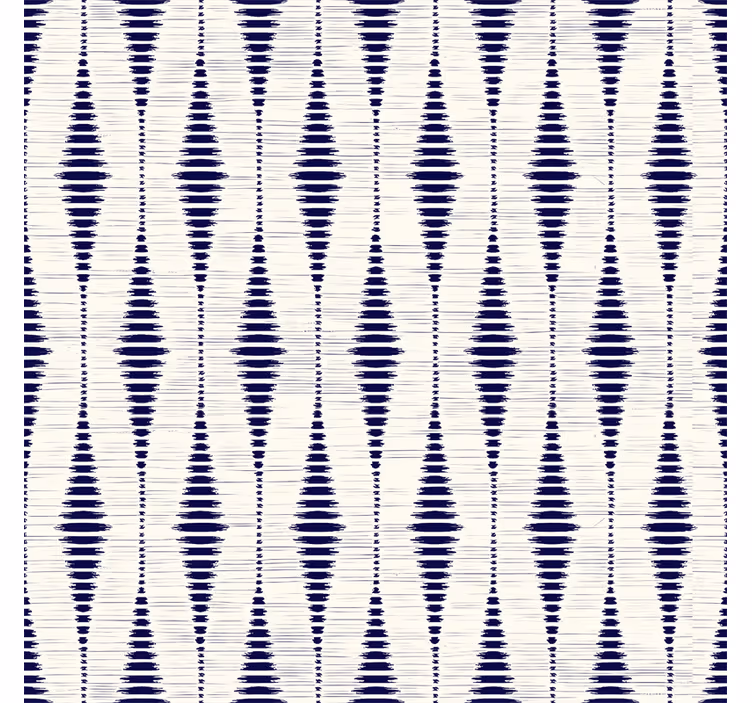 Blue blind navy blue rabaul ikat - TenStickers