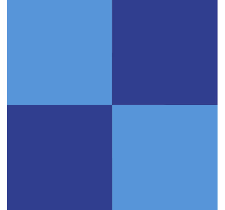 Blue blind in dark and blue design - TenStickers
