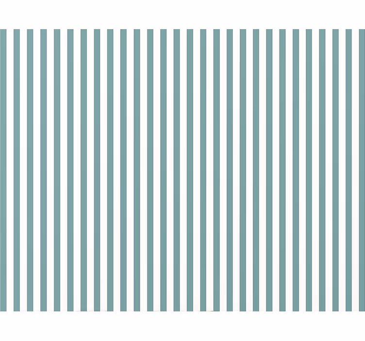 Blue blind in teal pinstripe design - TenStickers