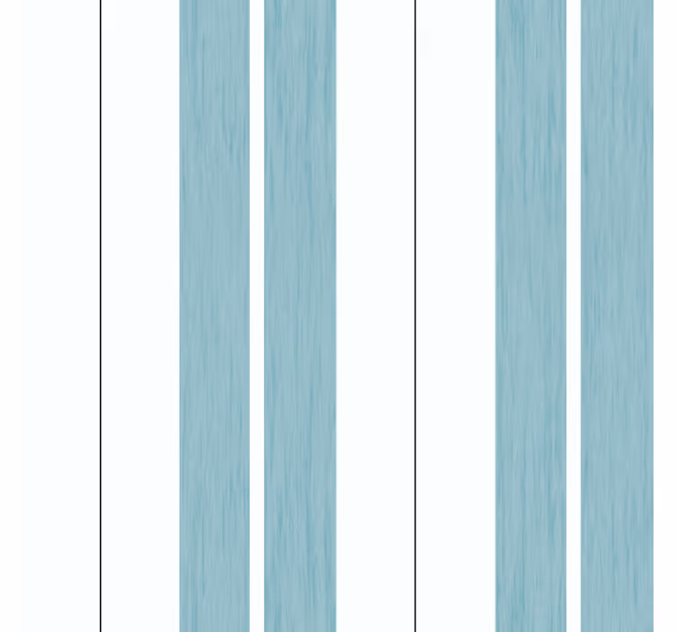 Blue blind with turquoise striped shades - TenStickers