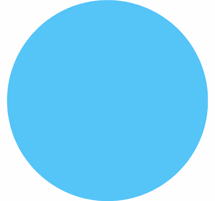 Blue blind in azure shade - TenStickers