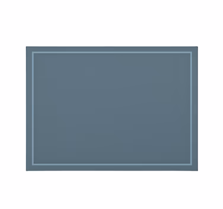Blue blind with a simple bordered design - TenStickers