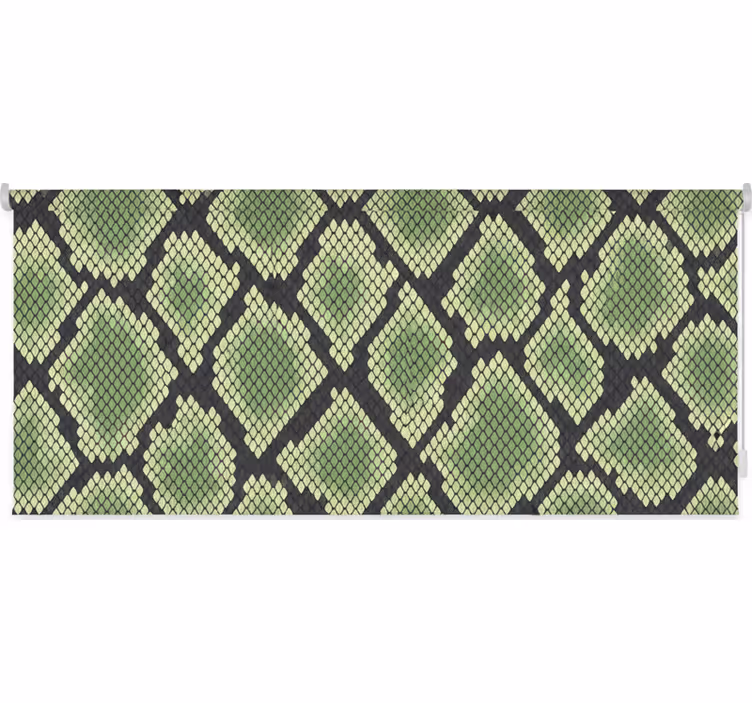 Green blind abstract snakeskin design - TenStickers