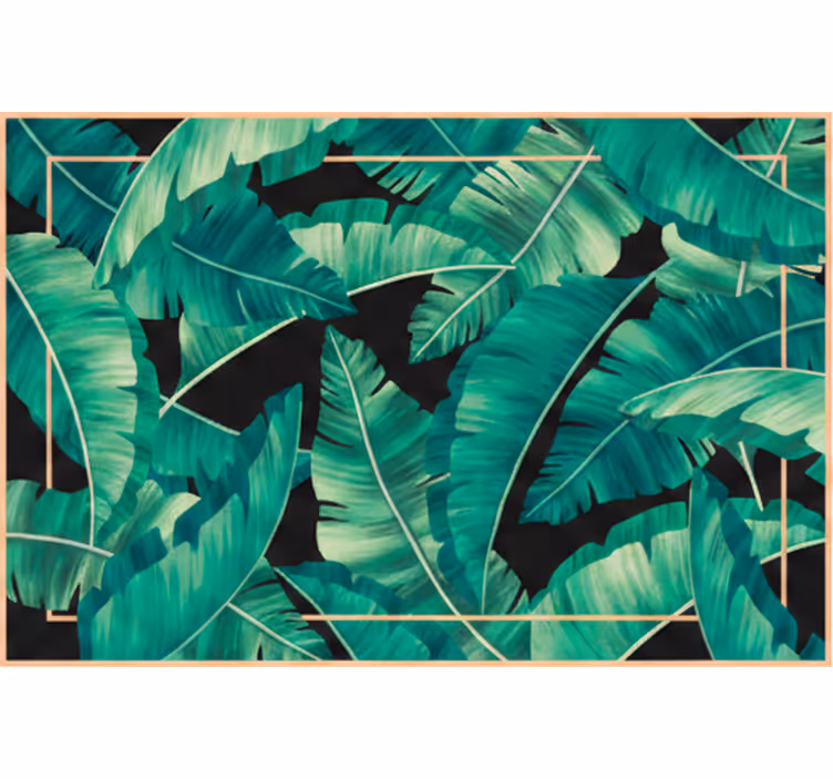 Green blind dark green foliage - TenStickers
