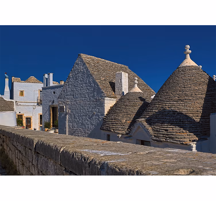 Living room blind alberobello apulia style - TenStickers