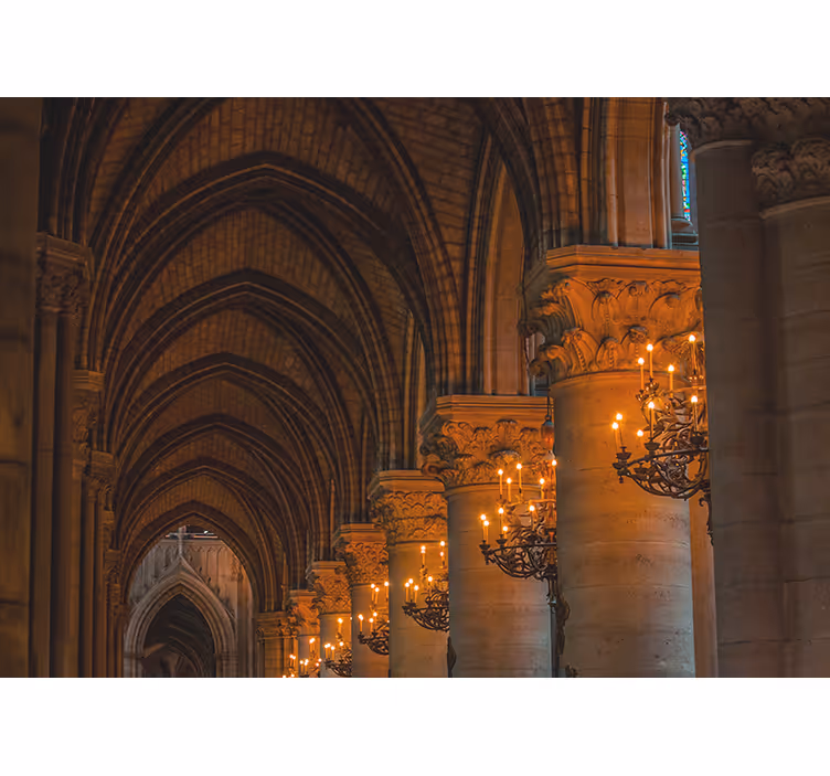 Living room blind arches and vaults design - TenStickers