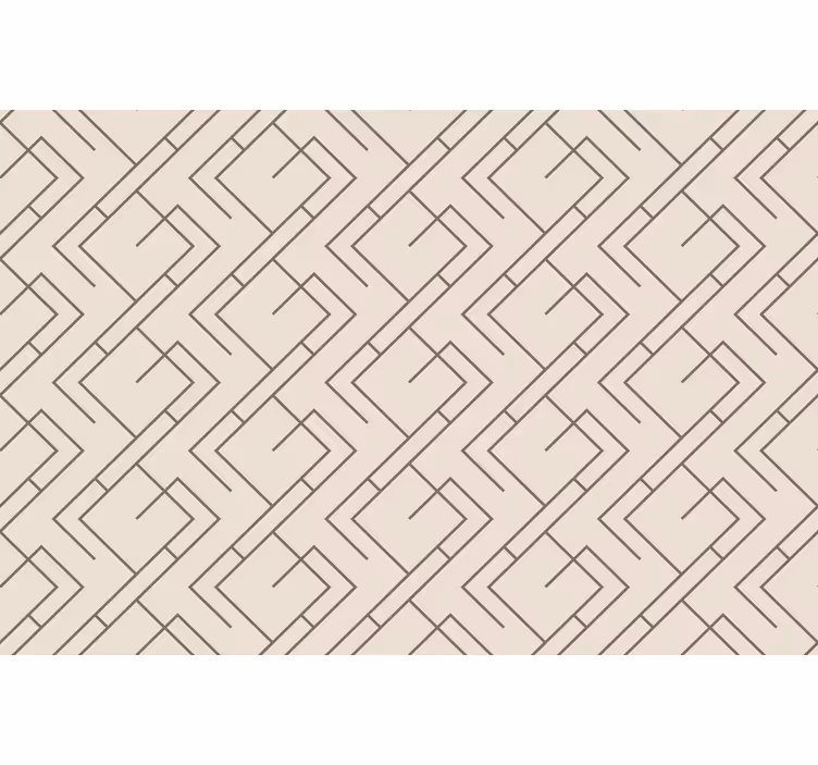 Living room blind mid-century style design - TenStickers