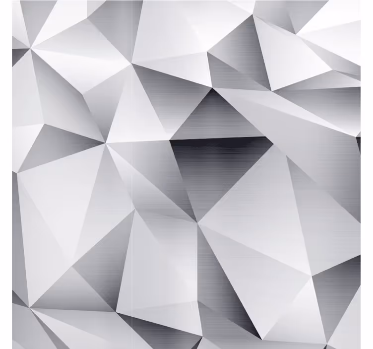 Living room blind in silver cosmic geometric pattern - TenStickers