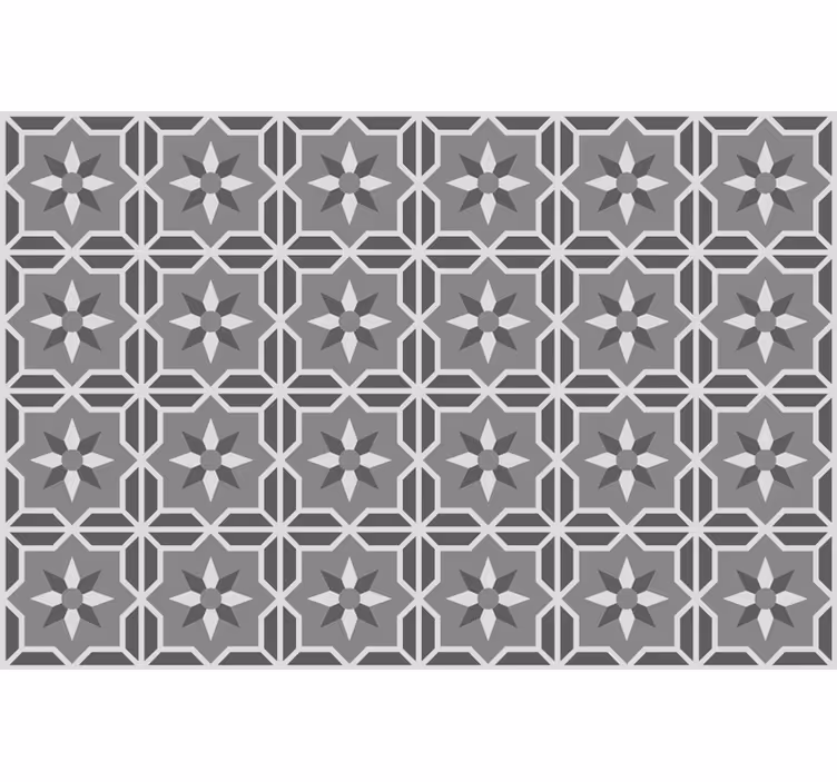 Grey blind geometric design on soft grey background - TenStickers