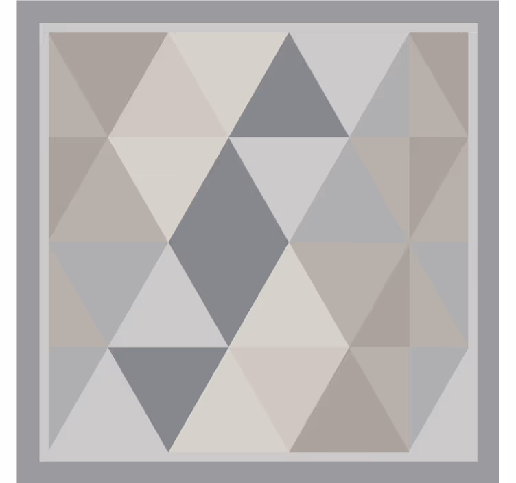 Grey blind gray pantone triangles - TenStickers