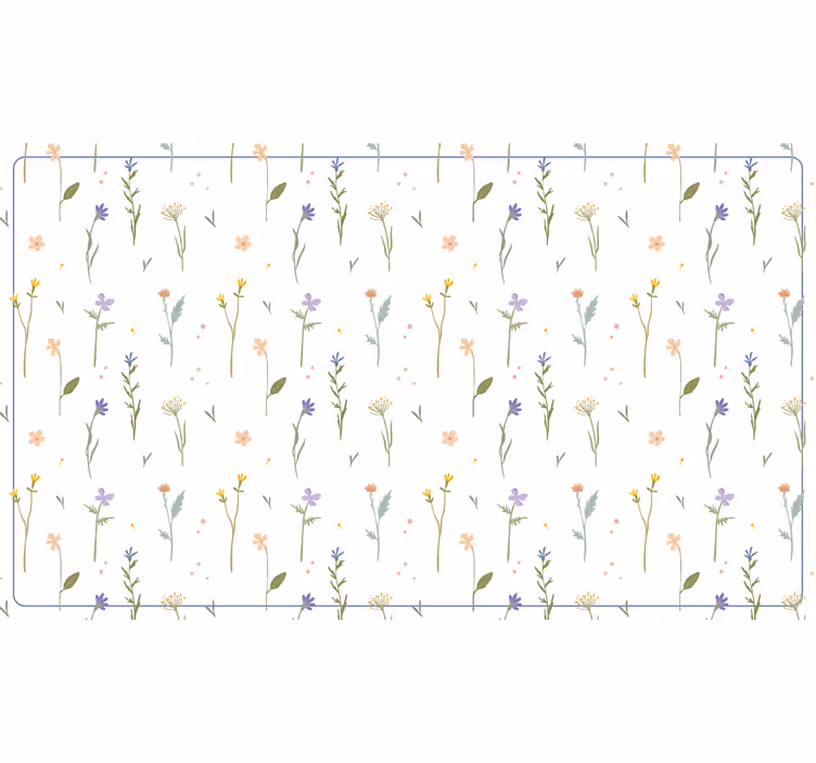 White blind with delicate spring twigs - TenStickers