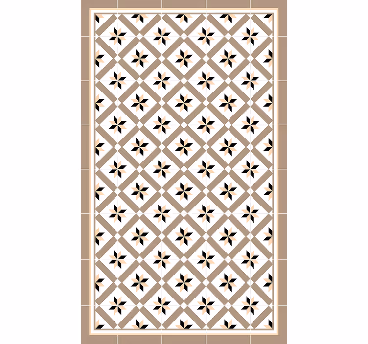 Beige blind in hydraulic brown - TenStickers