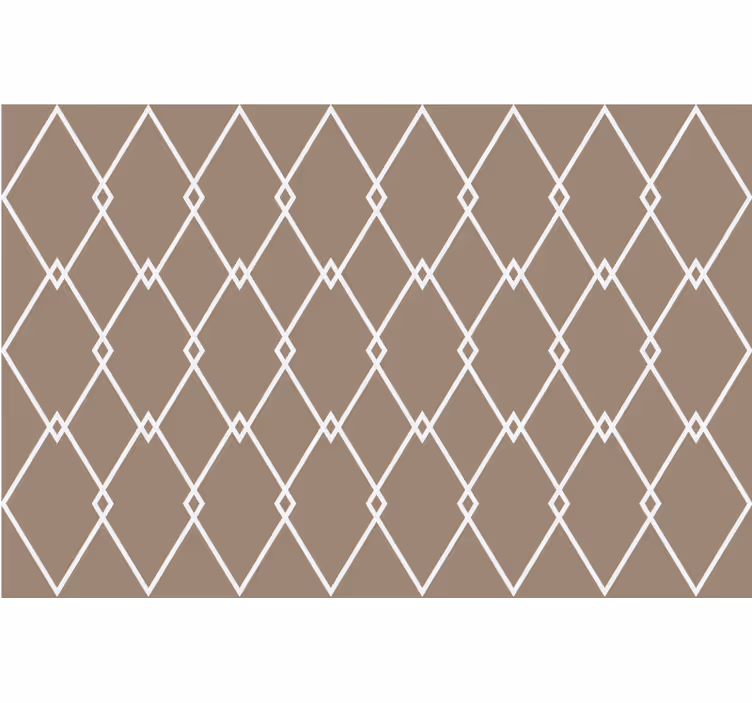 Beige blind in kitchen geometric style - TenStickers