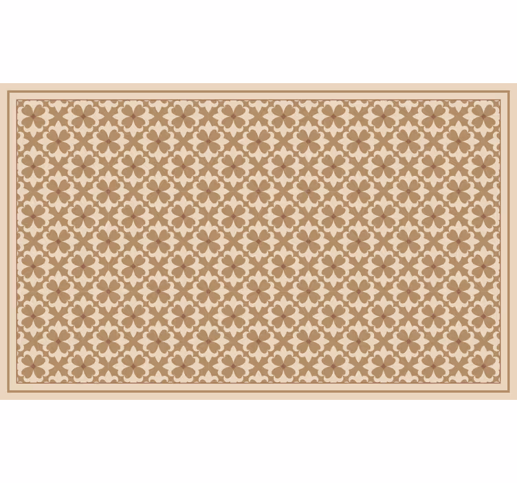 Beige blind with vintage beige squared pattern - TenStickers