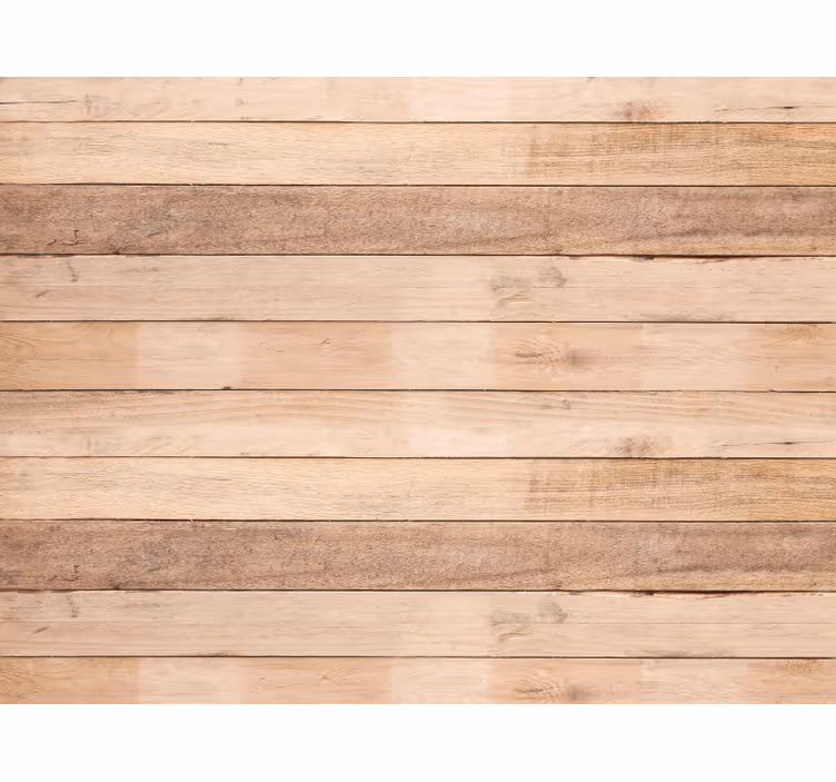 Beige blind with natural wooden planks pattern - TenStickers