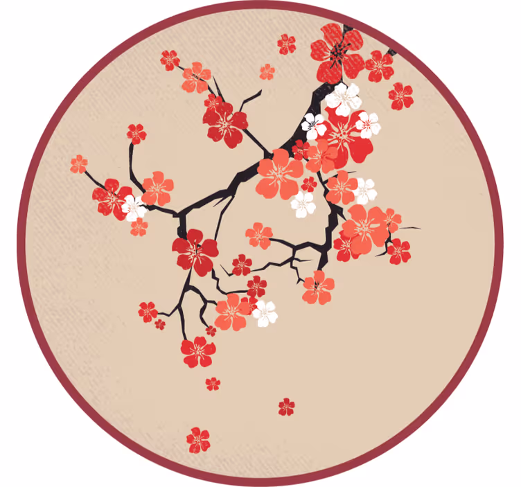 Beige blind inspired by korean nature - TenStickers