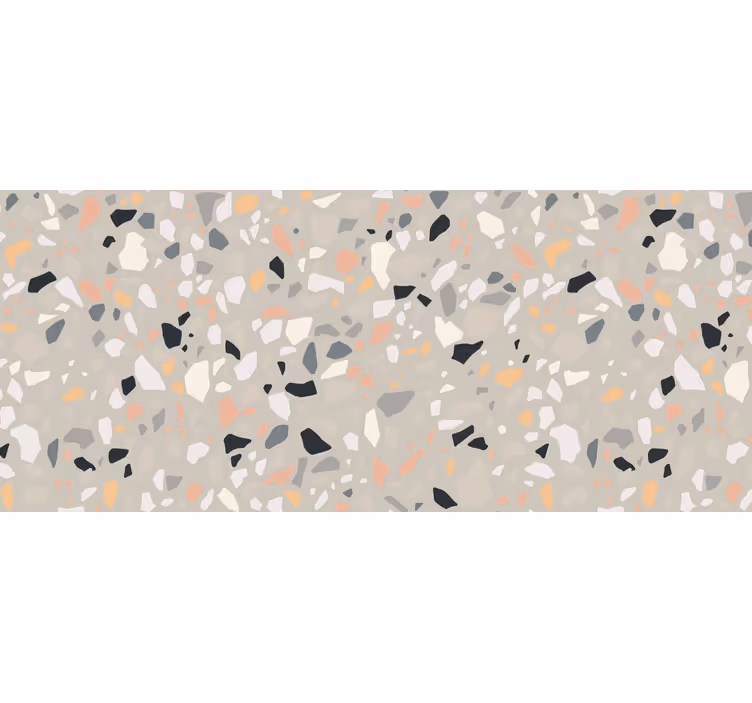Beige blind in beige terrazzo design - TenStickers