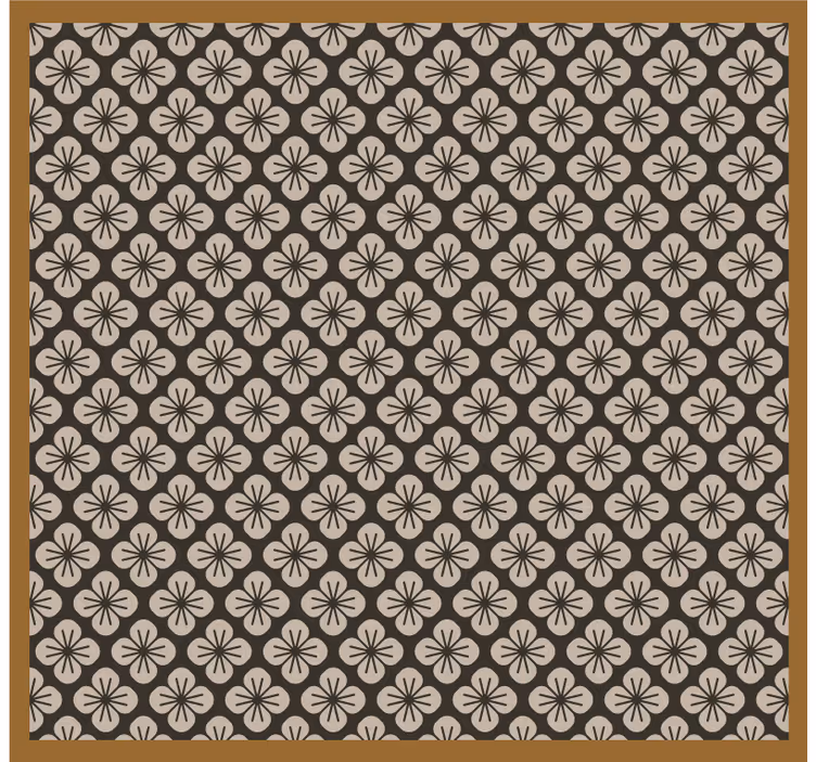 Bedroom blind in stylish floor design - TenStickers