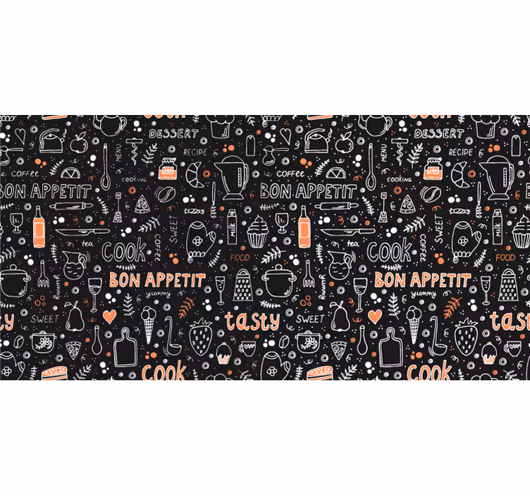 Bedroom blind with delicious design pattern - TenStickers