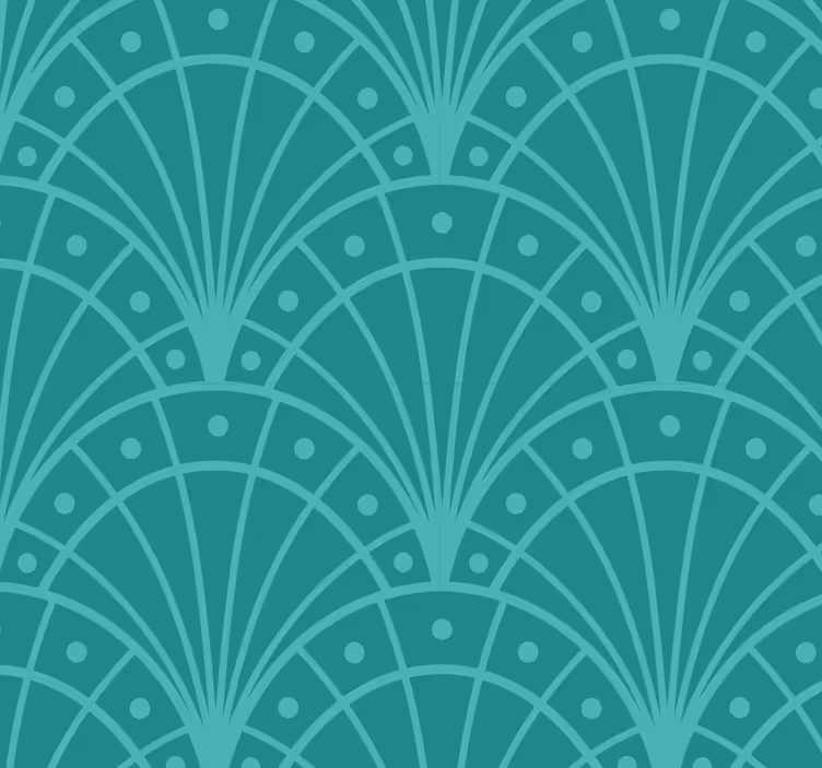 Artdeco style bedroom blind - TenStickers