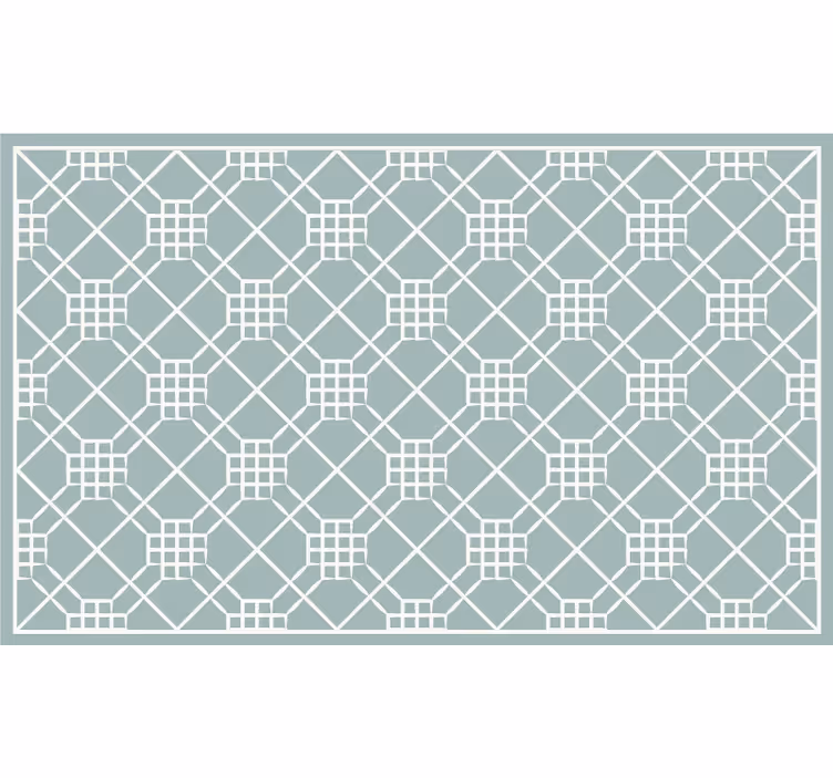 Bedroom blind with unique geometric design - TenStickers