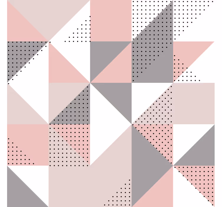 Pastel nordic triangles bedroom blind - TenStickers
