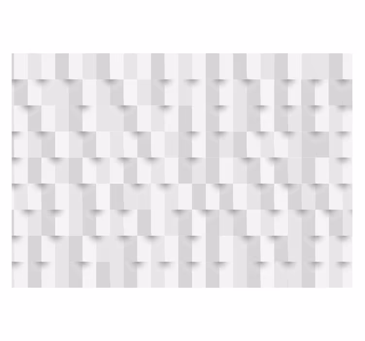 White blind geometric puzzle - TenStickers