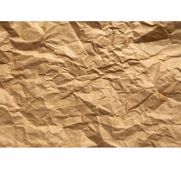 Beige blind with brown crumpled paper - TenStickers