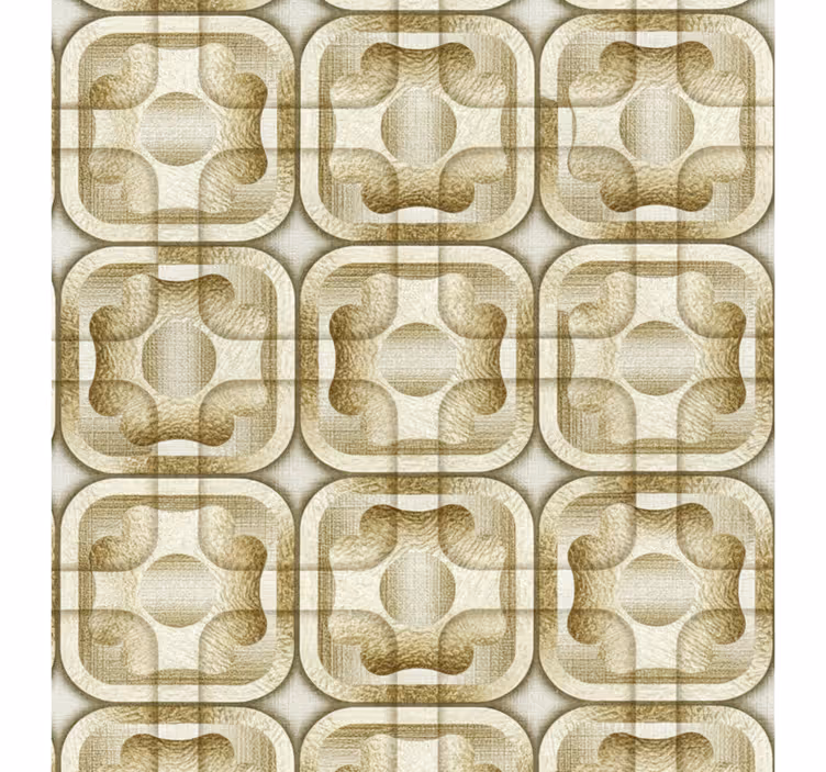 Vintage roller blind with classic design - TenStickers
