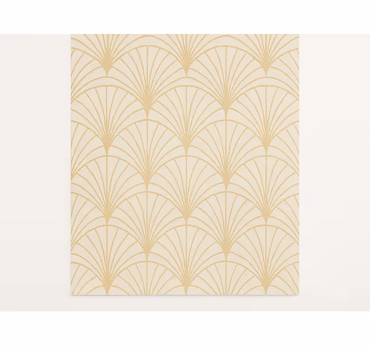 Vintage roller blind 1920s fan art deco design - TenStickers