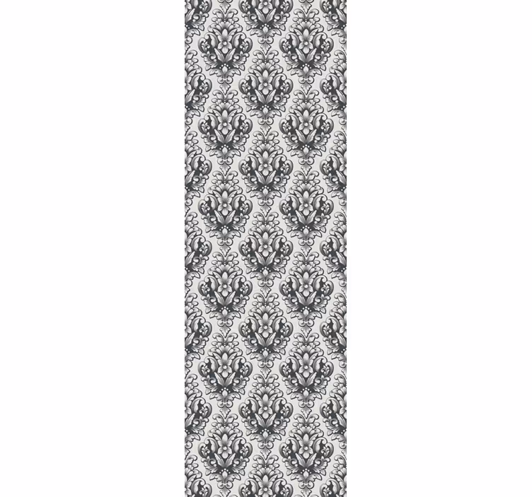 Vintage roller blind with elegant botanical designs - TenStickers