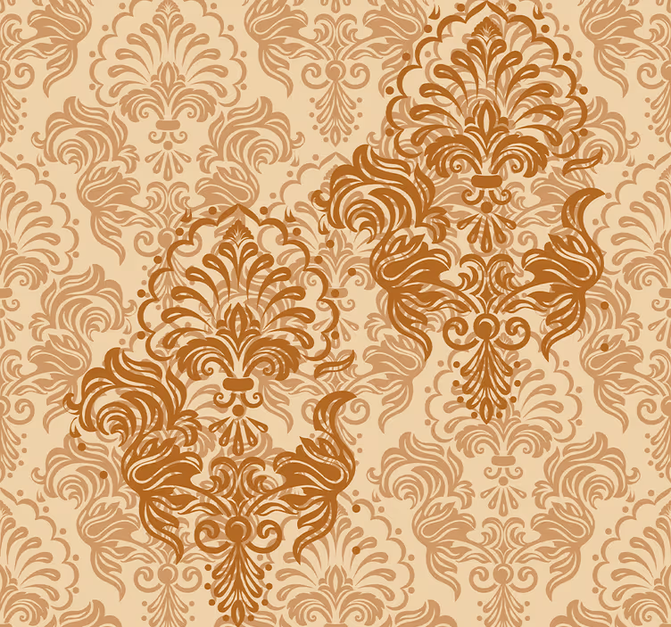 Vintage roller blind with elegant classic designs - TenStickers
