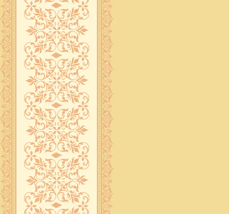 Vintage roller blind in sunny yellow design - TenStickers