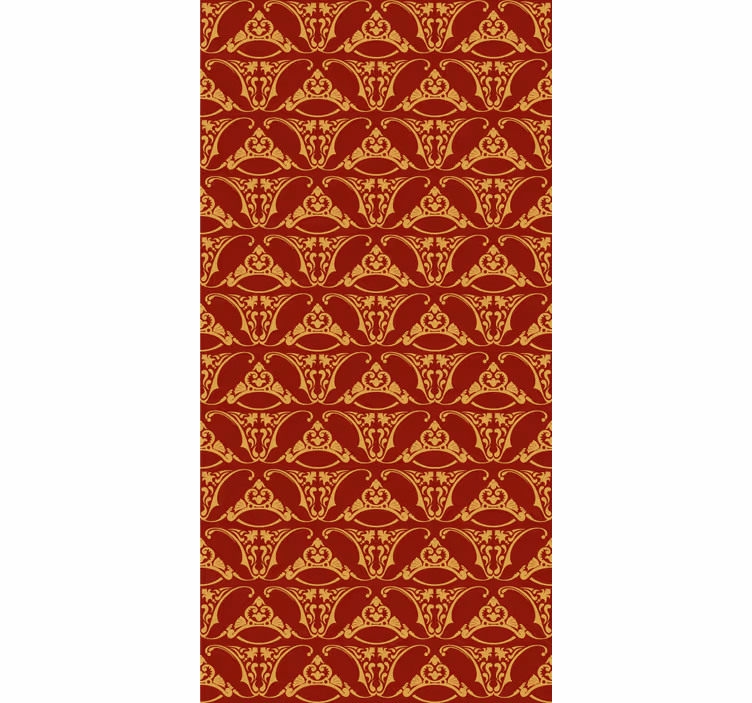 Vintage roller blind in pugin style - TenStickers