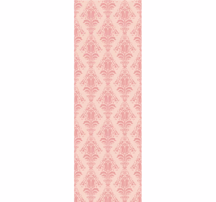 Vintage roller blind in french provincial pink floral - TenStickers