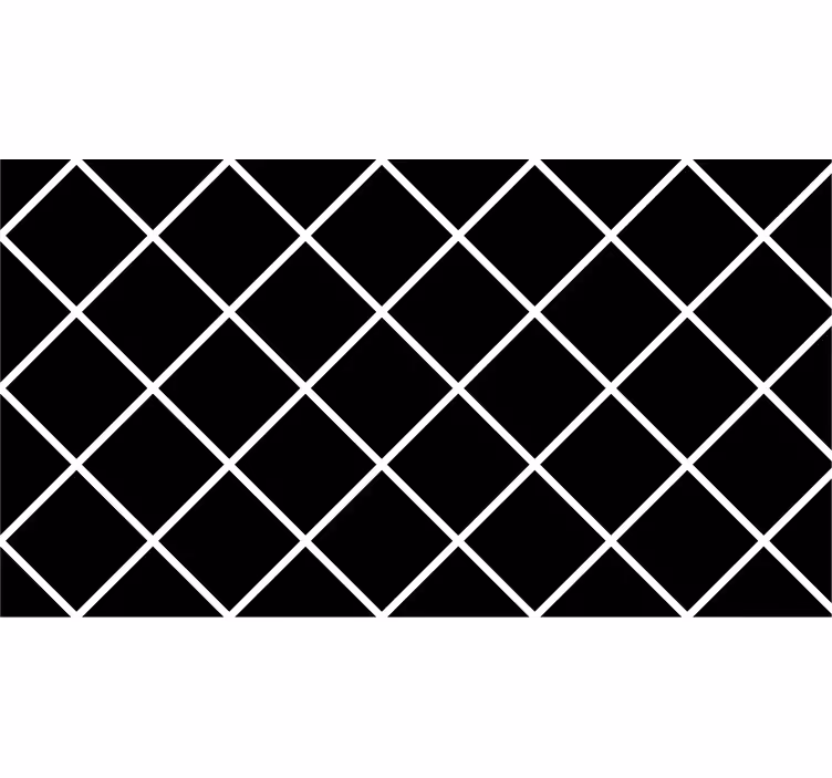 Black blind with contemporary geometric lines - TenStickers